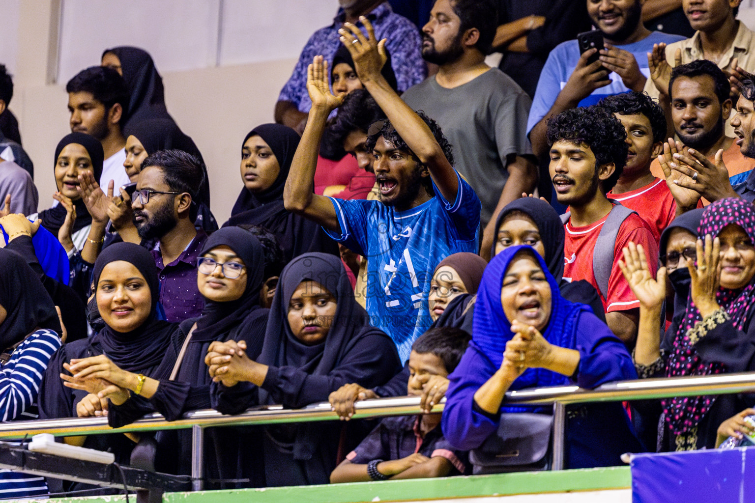 Finals of Interschool Volleyball Tournament 2024 was held in Social Center at Male', Maldives on Friday, 6th December 2024. Photos: Nausham Waheed / images.mv