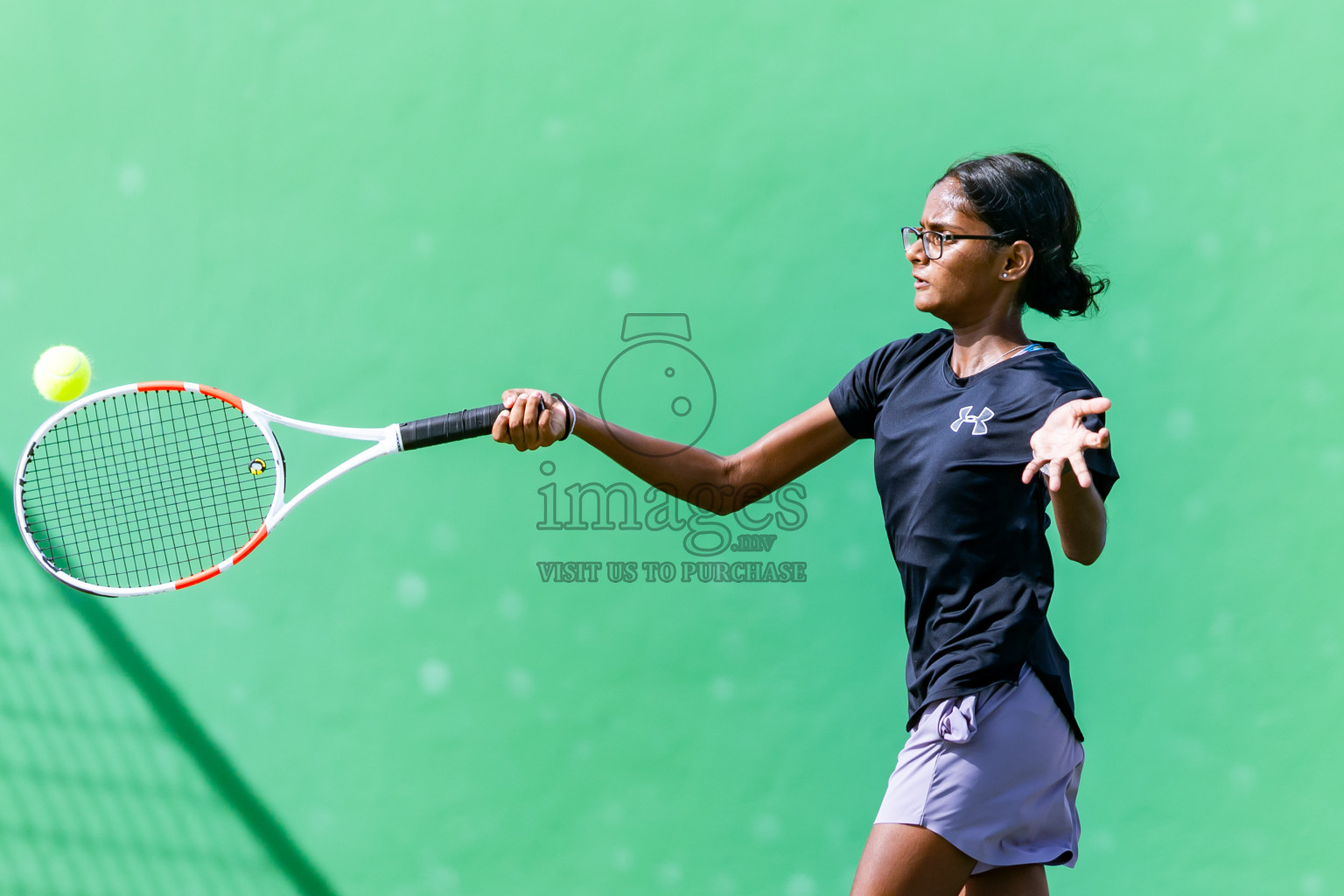 Day 8 of ATF Maldives Junior Open Tennis was held in Male' Tennis Court, Male', Maldives on Thursday, 19th December 2024. Photos: Nausham Waheed/ images.mv