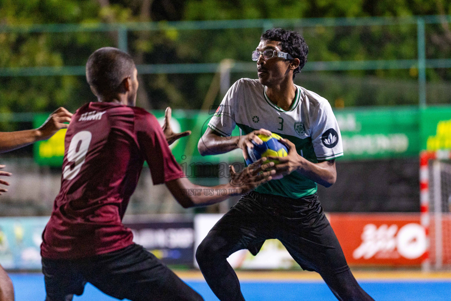 Day 17 of 10th National Handball Tournament 2023, held in Handball ground, Male', Maldives on Friday, 15th December 2023 Photos: Nausham Waheed/ Images.mv