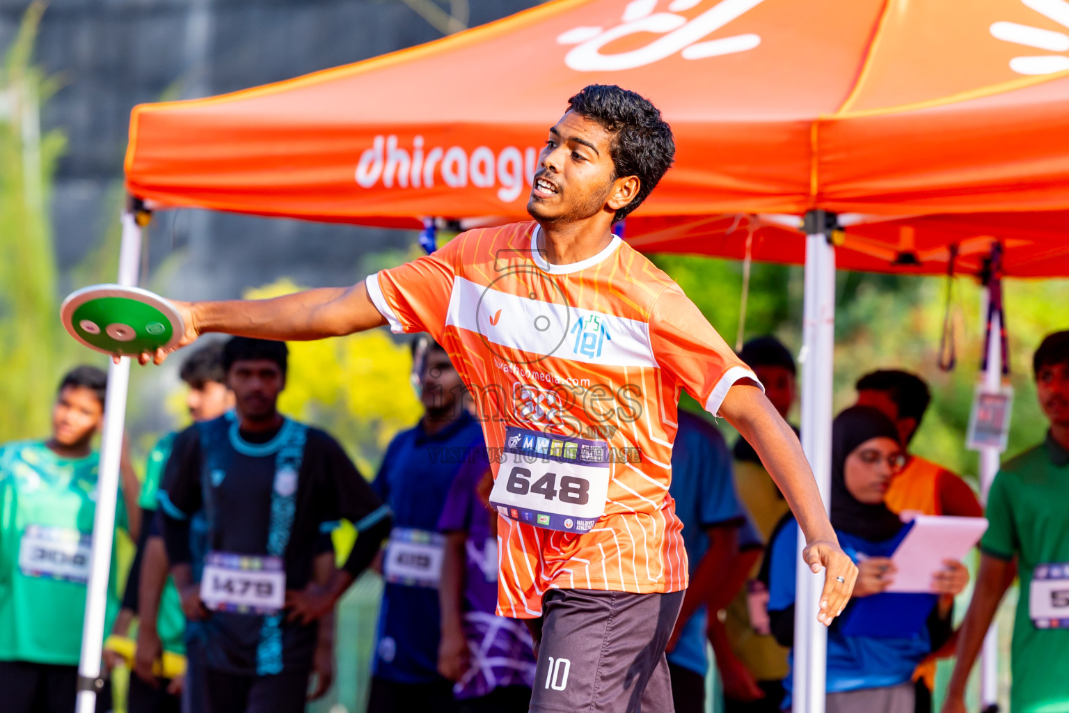 Day 5 of MWSC Interschool Athletics Championships 2024 held in Hulhumale Running Track, Hulhumale, Maldives on Wednesday, 13th November 2024. Photos by: Nausham Waheed / Images.mv