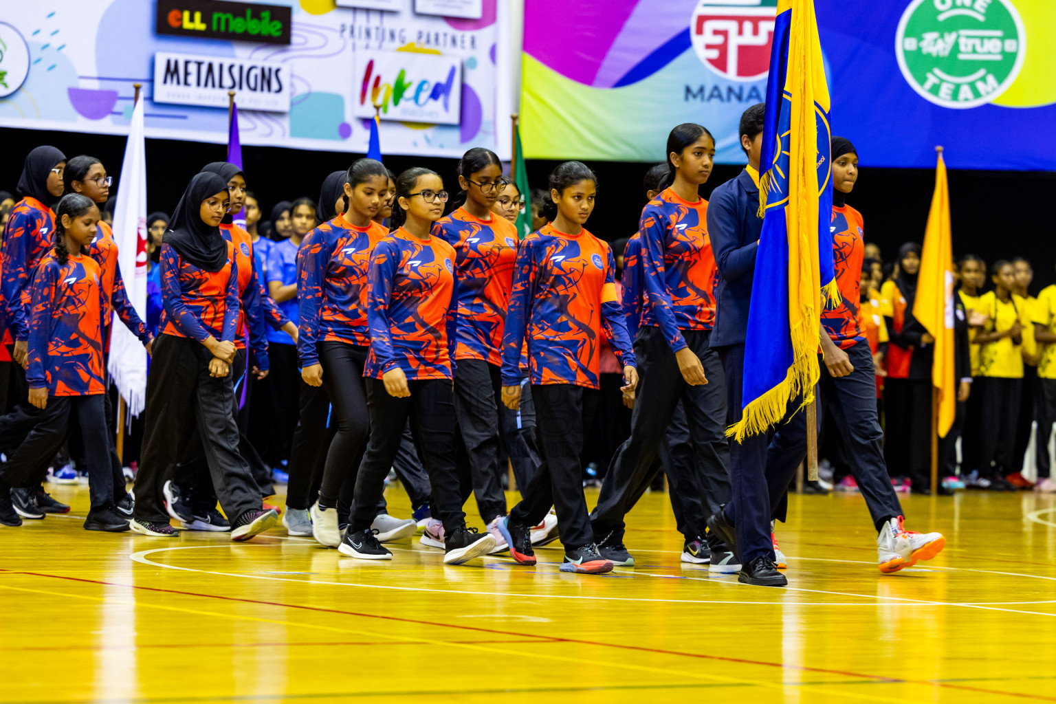 Day 1 of 25th Milo Inter-School Netball Tournament was held in Social Center at Male', Maldives on Thursday, 8th August 2024. Photos: Nausham Waheed / images.mv