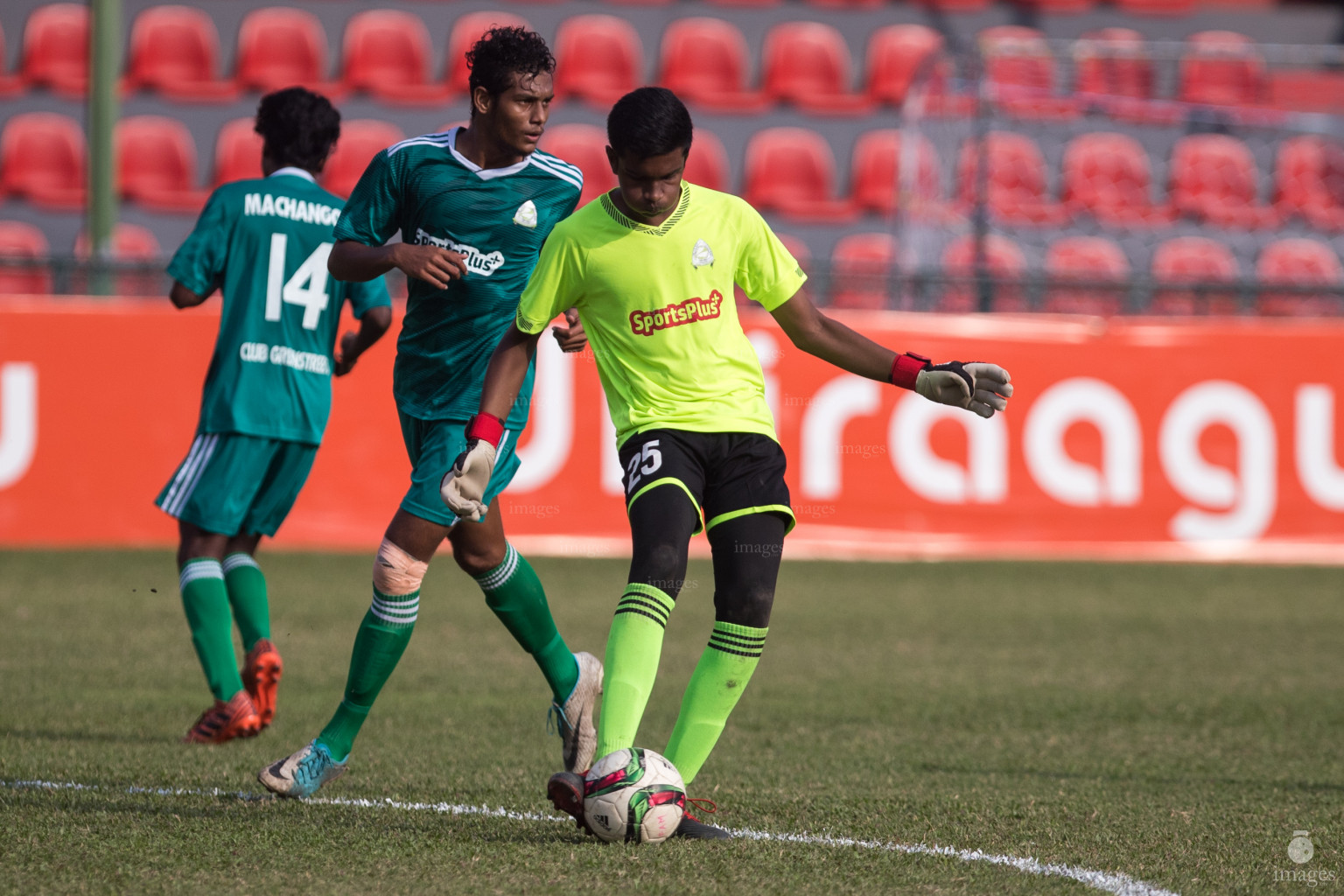 FAM Youth Championship 2019 - Club Eagles vs Club Green Streets in Male, Maldives, Wednesday February 13th, 2019. (Images.mv Photo/Suadh Abdul Sattar)