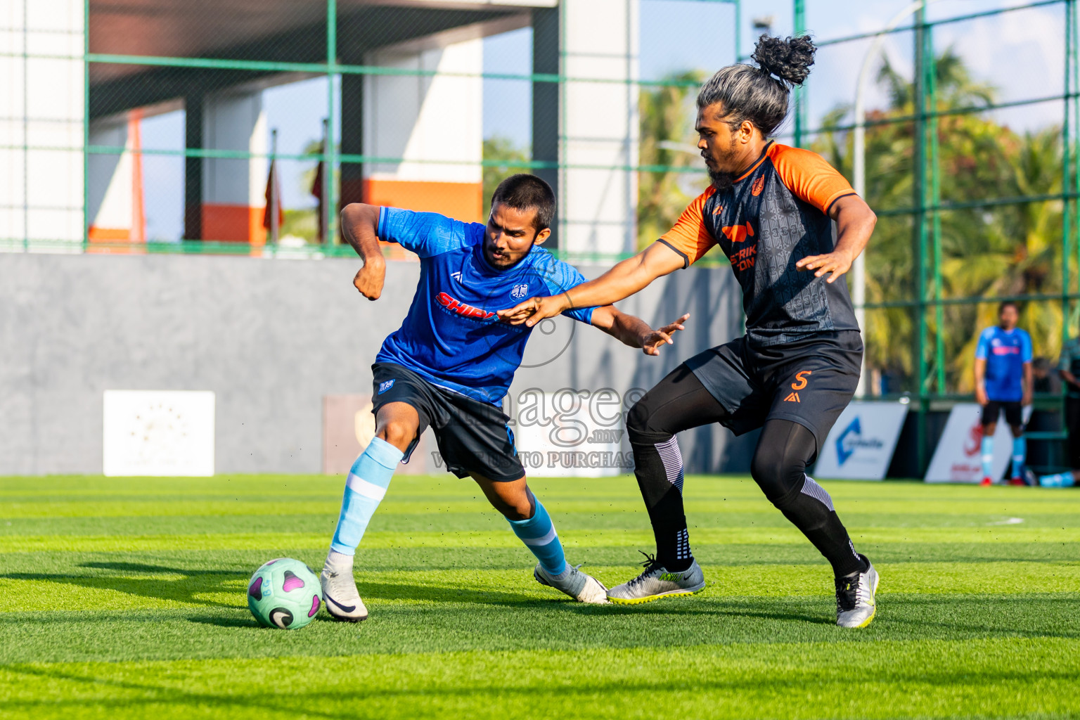 FC Calms vs FC Calms Blue in Day 7 of BG Futsal Challenge 2024 was held on Monday, 18th March 2024, in Male', Maldives Photos: Nausham Waheed / images.mv