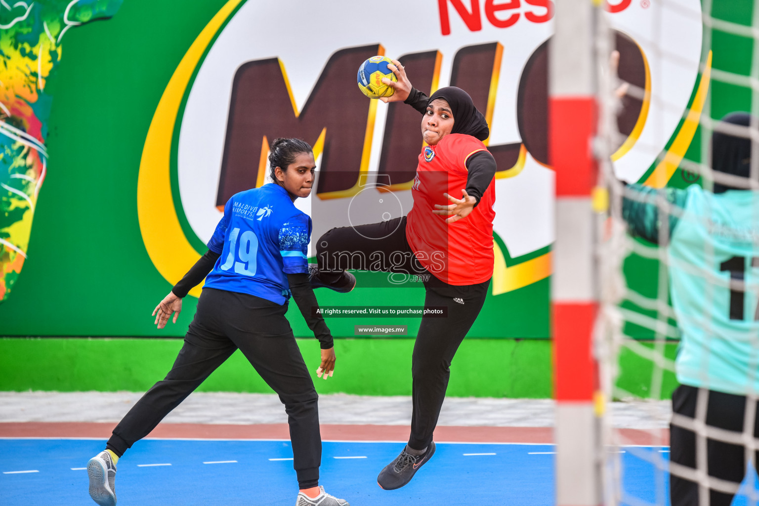 Day 7 of MILO 6th Inter Office Handball Tournament 2022 Photos by Nausham waheed