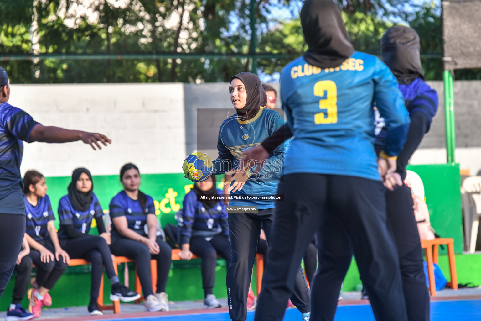 Day 6 of Milo 6th Inter Office Handball Tournament 2022 - Photos by Nausham Waheed