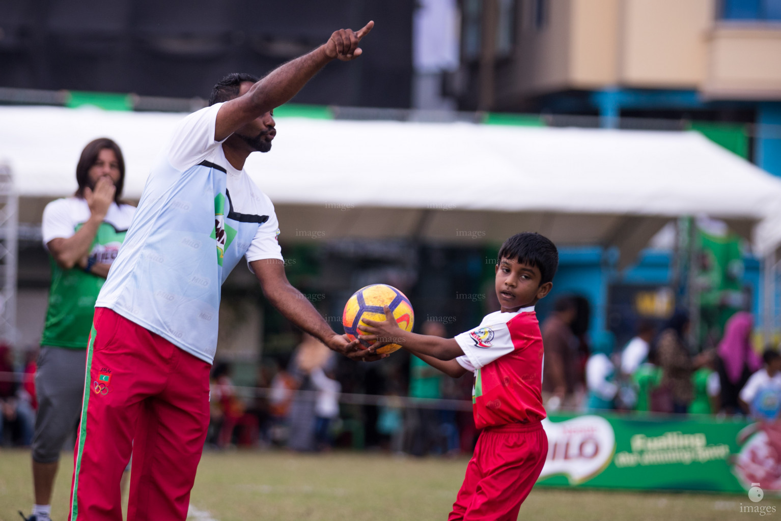 Milo Kids Football Fiesta Day 2 in Henveiru Grounds in Male', Maldives, Thursday, February 20th 2019 (Images.mv Photo/Suadh Abdul Sattar)