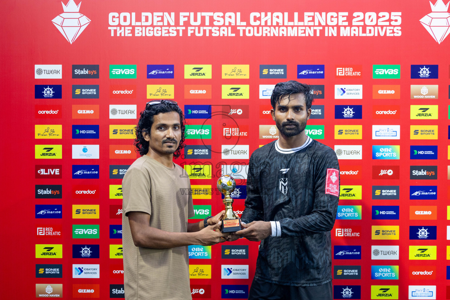 Dh Bandidhoo vs Dh Maaenboodhoo in Day 13 of Golden Futsal Challenge 2025 was held on Friday, 17th January 2025, in Hulhumale', Maldives Photos: Ismail Thoriq / images.mv
