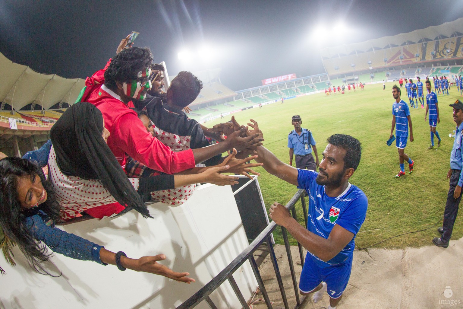 Afghanistan vs Maldives in SAFF Suzuki Cup in Thiruvananthapuram, India, Monday, December. 28, 2015.  (Images.mv Photo/ Mohamed Ahsan).