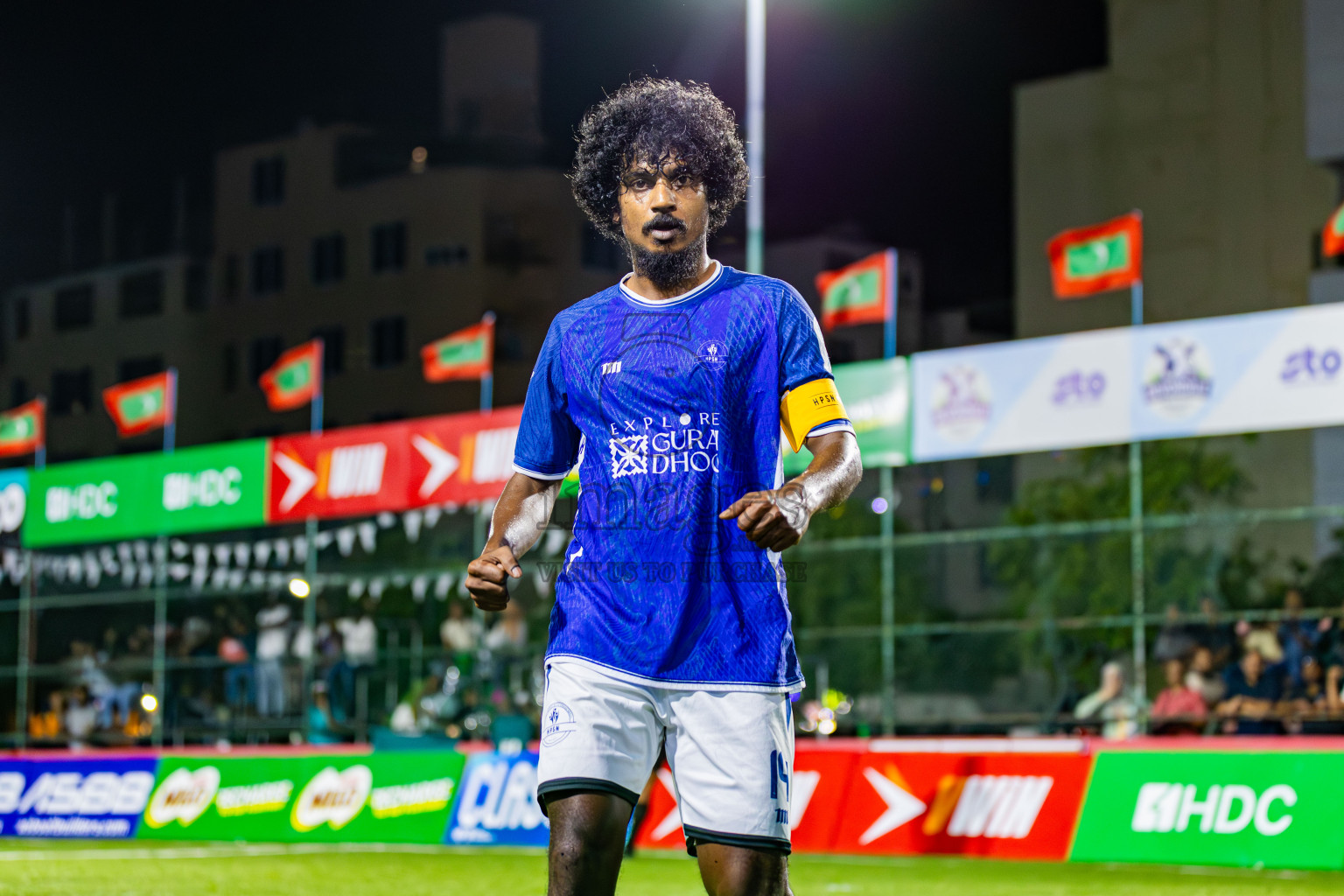 HPSN vs Club DJA in Quater Finals of Club Maldives Cup Classic 2025 was held in Rehendi Futsal Ground, Hulhumale', Maldives on Saturday, 27th September 2025. Photos: Areef Adam / images.mv