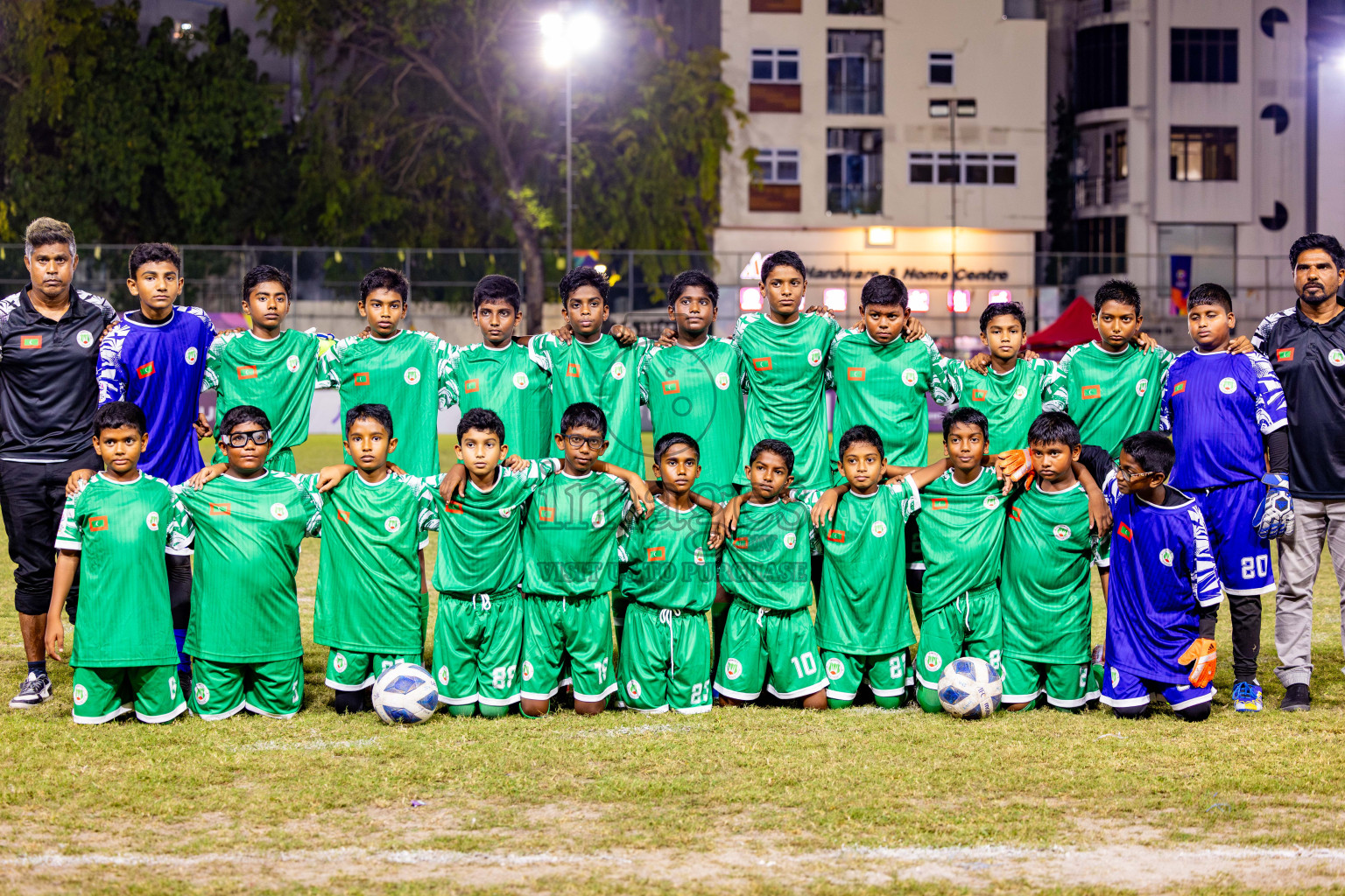 Victory Sports Club vs Hurriyya Sports Club (U12) in Day 9 of Dhivehi Youth League 2024 held at Henveiru Stadium on Saturday, 14th December 2024. Photos: Nausham Waheed / Images.mv