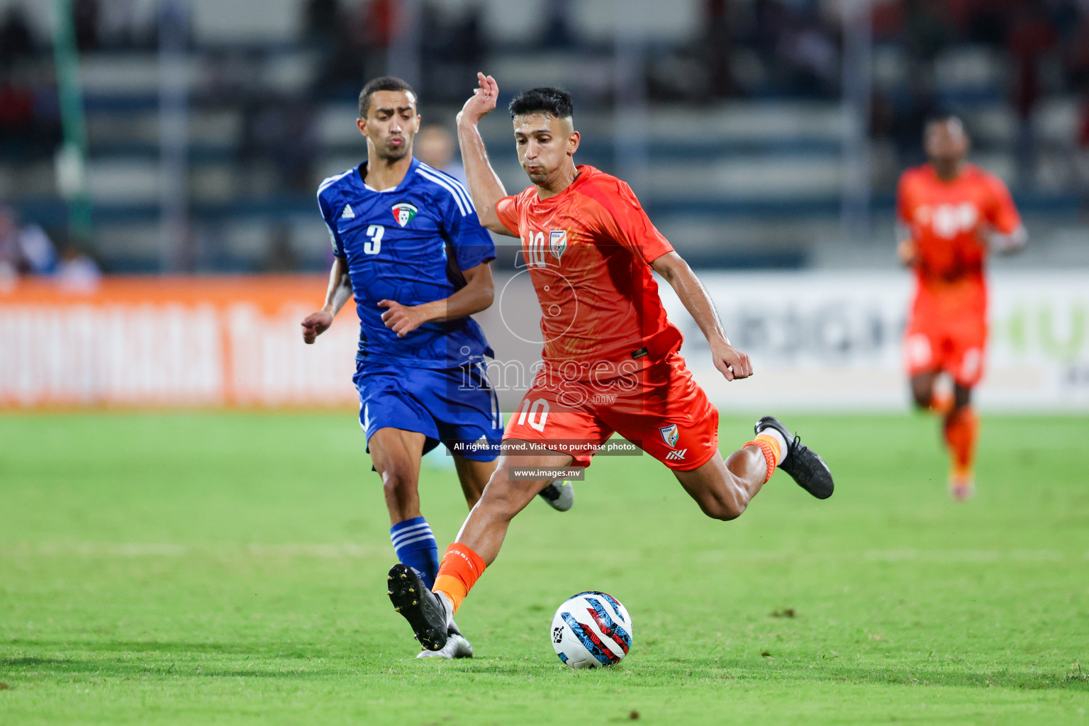 Kuwait vs India in the Final of SAFF Championship 2023 held in Sree Kanteerava Stadium, Bengaluru, India, on Tuesday, 4th July 2023. Photos: Nausham Waheed / images.mv