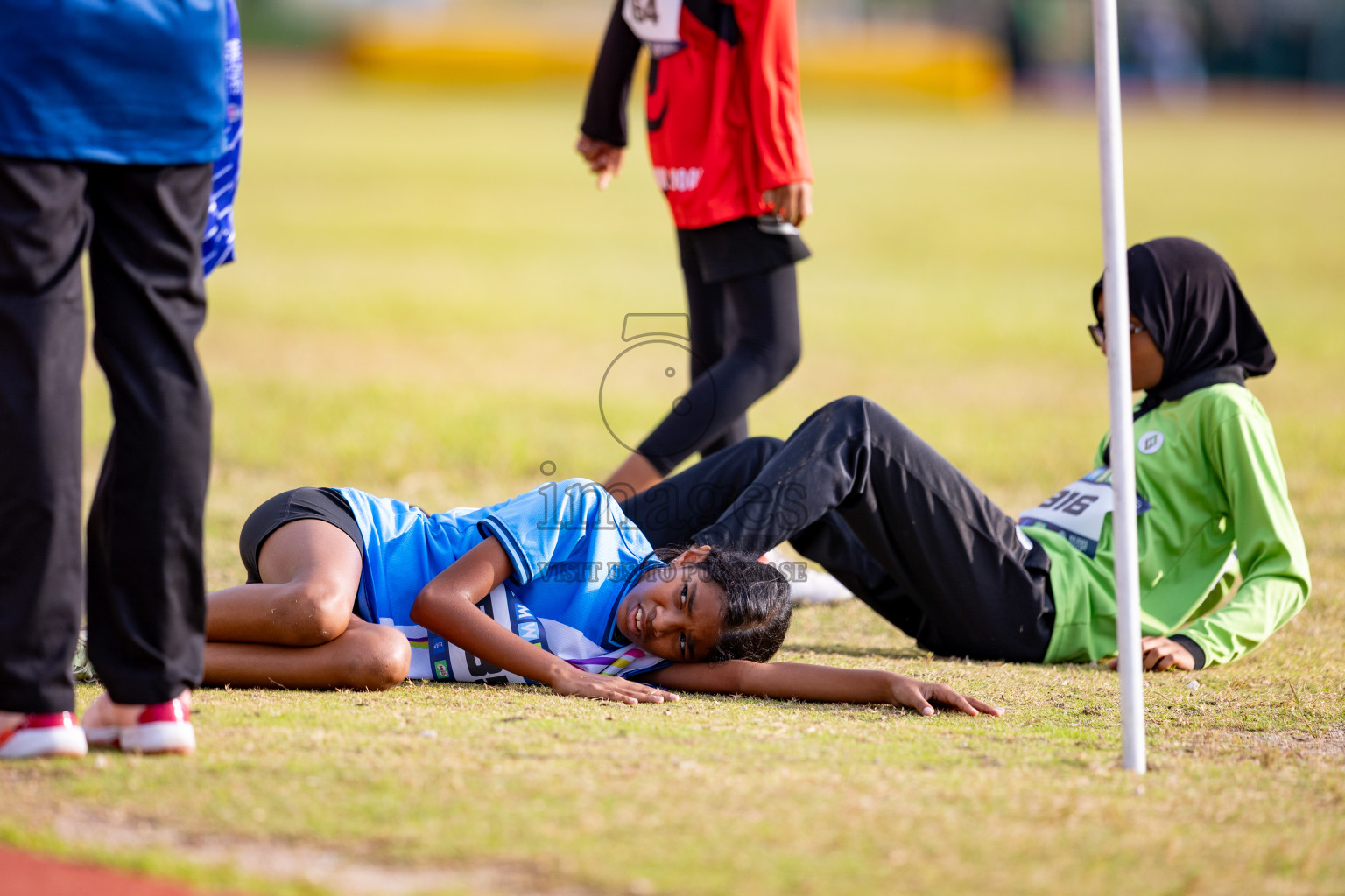 Day 3 of MWSC Interschool Athletics Championships 2024 held in Hulhumale Running Track, Hulhumale, Maldives on Monday, 11th November 2024. 
Photos by: Hassan Simah / Images.mv