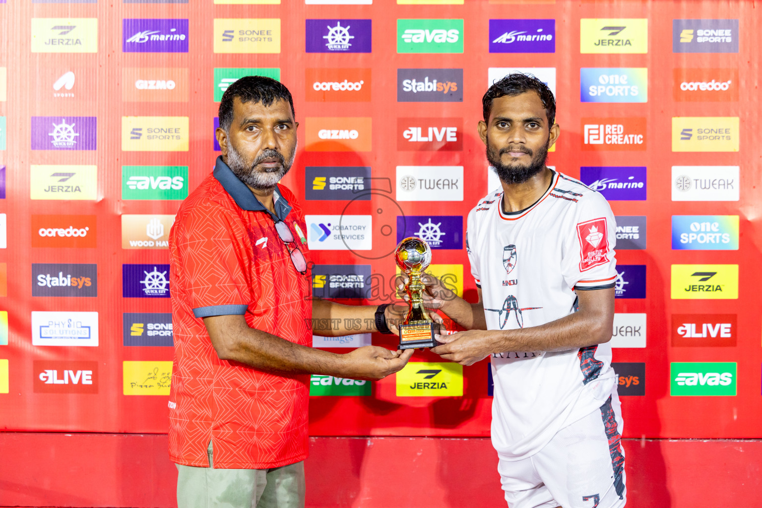 R Inguraidhoo vs R Dhuvaafaru in Day 10 of Golden Futsal Challenge 2025 was held on Tuesday, 14th January 2025, in Hulhumale', Maldives Photos: Nausham Waheed / images.mv