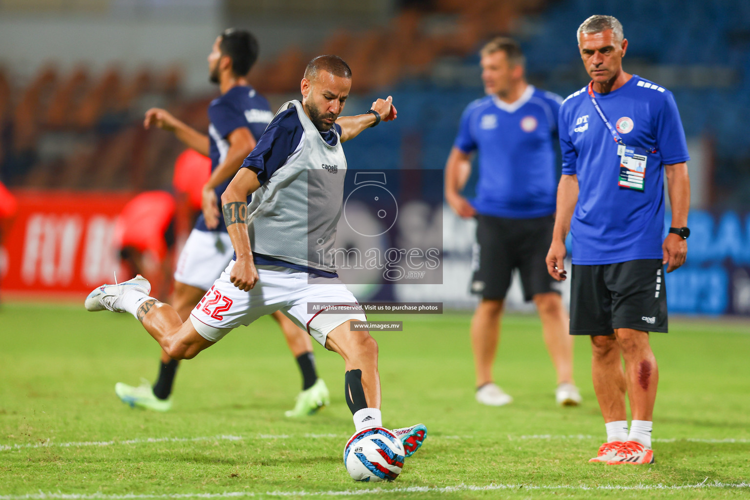 Bhutan vs Lebanon in SAFF Championship 2023 held in Sree Kanteerava Stadium, Bengaluru, India, on Sunday, 25th June 2023. Photos: Nausham Waheed, Hassan Simah / images.mv