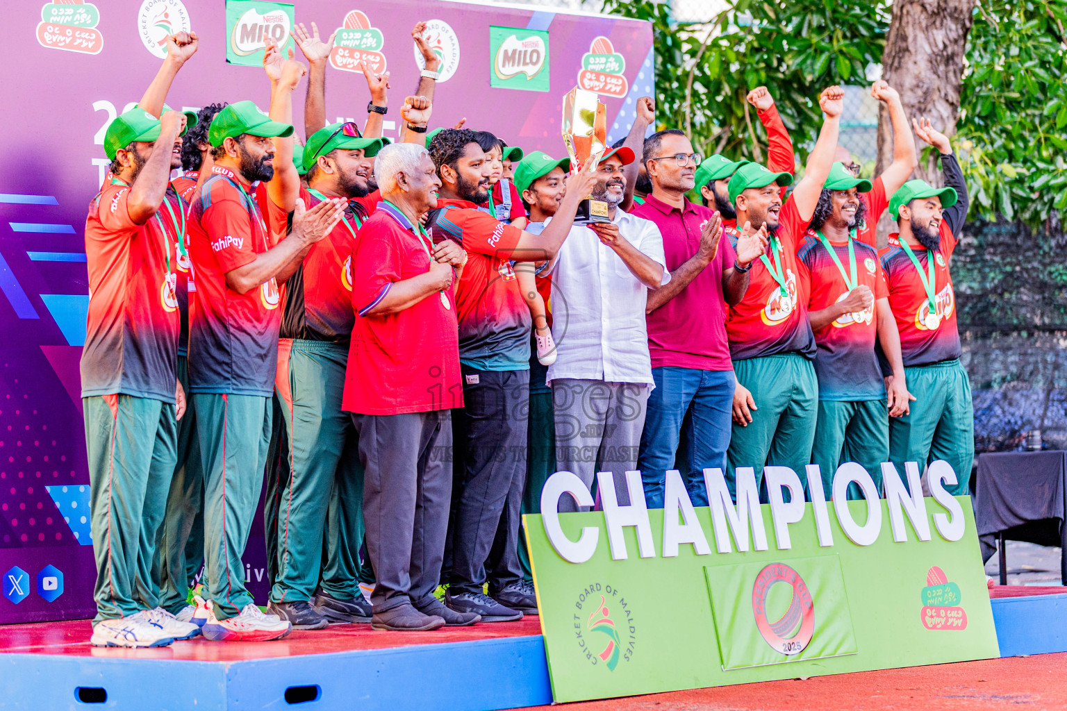 Final of the President's T20 Cricket Cup 2025 held on 8th August 2025, in Ekuveni Cricket Grounds, Male', Maldives. Photos: Areef Adam / Images.mv