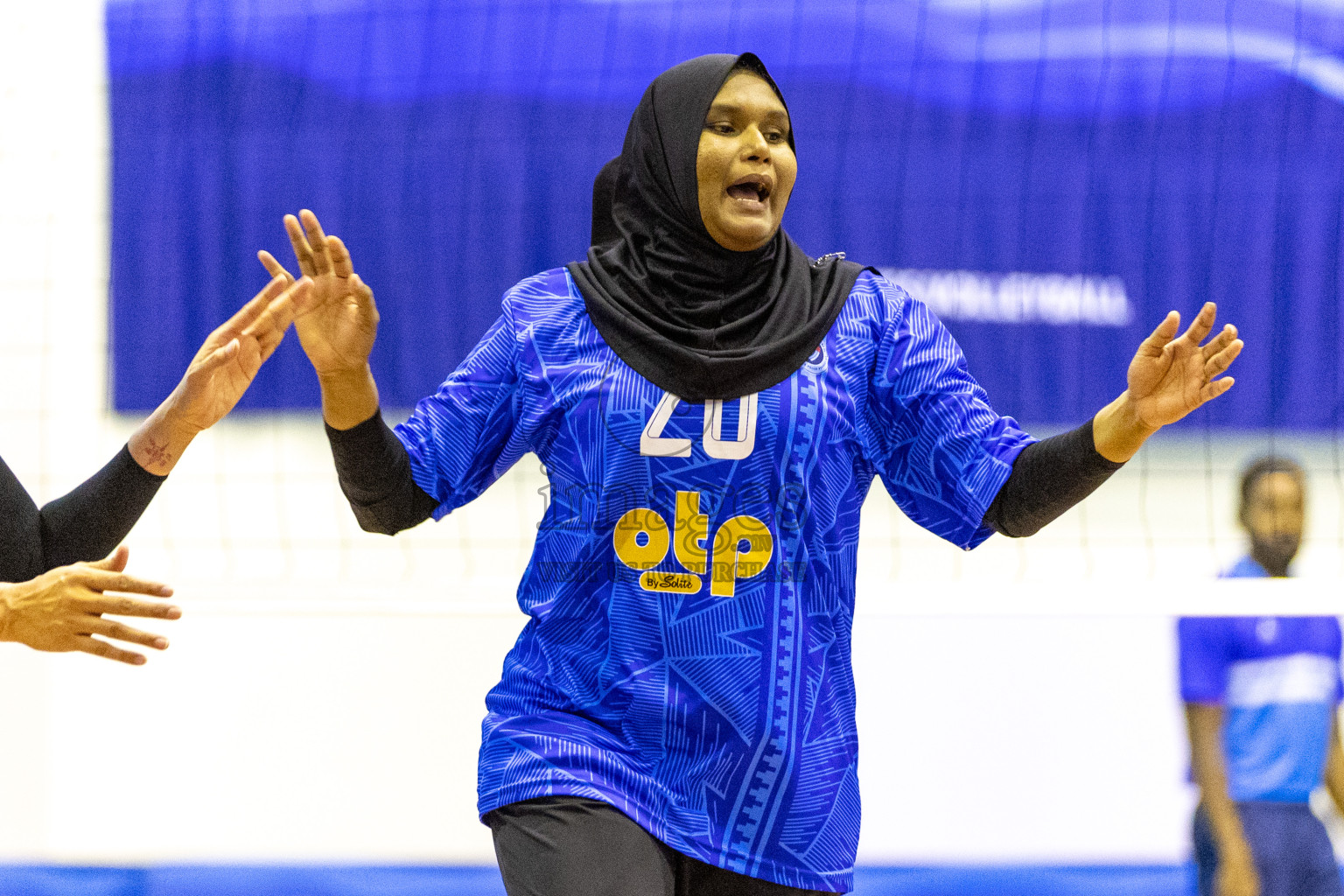 Final of Women's Division of Volleyball Association Cup 2023 held in Male', Maldives on Tuesday, 9th January 2024 at Social Center Indoor Hall Photos By: Nausham Waheed /images.mv