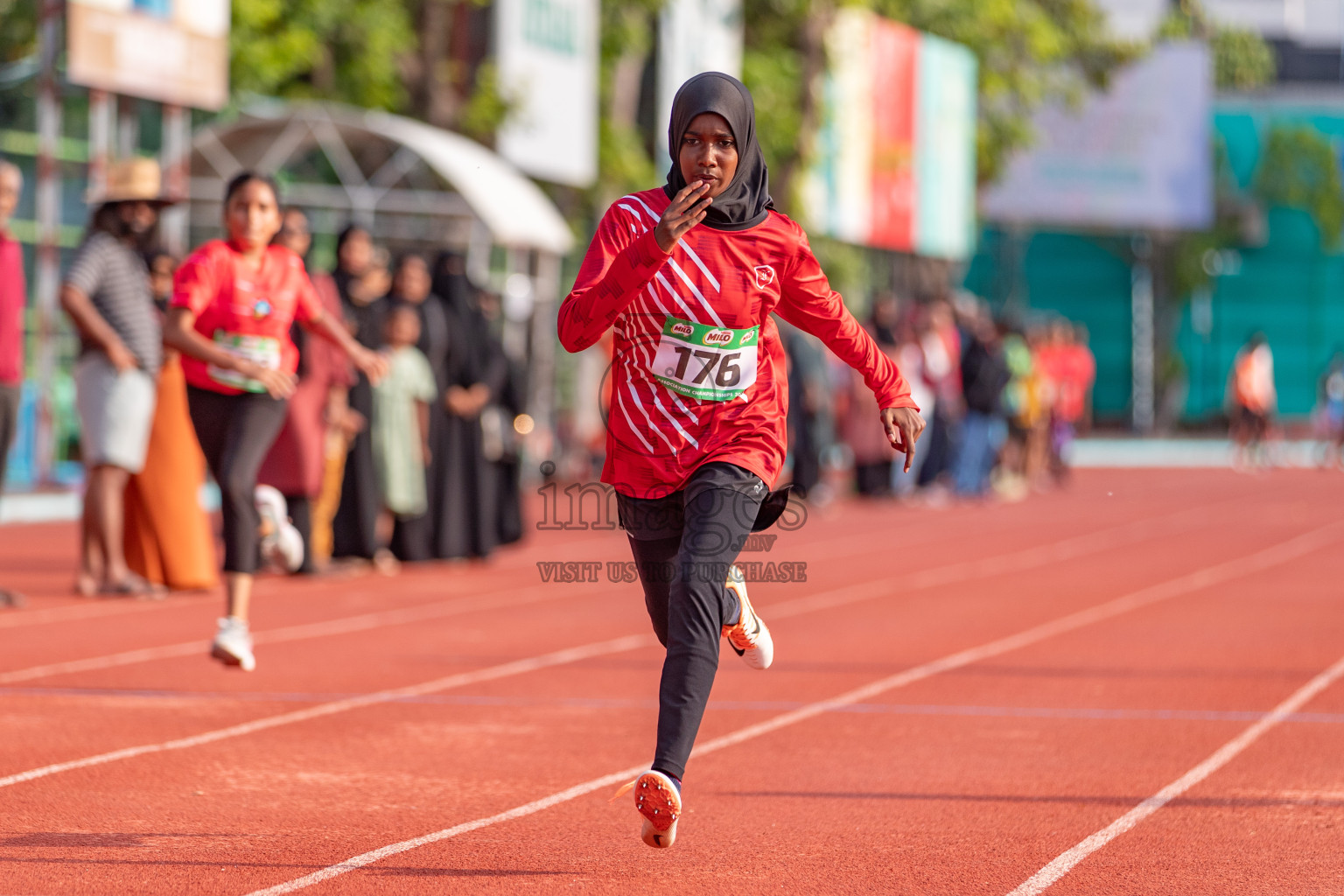 Day 4 of MILO Athletics Association Championship was held on Friday, 8th March 2024 in Male', Maldives. Photos: Hasna Hussain