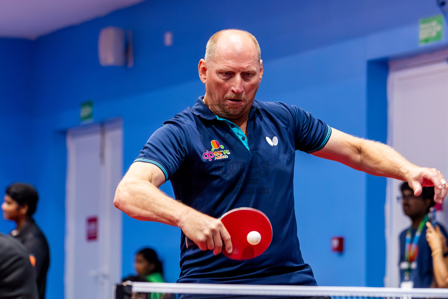 Day 3 of 1st Thoddoo Masters Table Tennis Tournament was held on Saturday, 23rd August 2025 in AA Thoddoo, Maldives. Photos: Nausham Waheed / images.mv