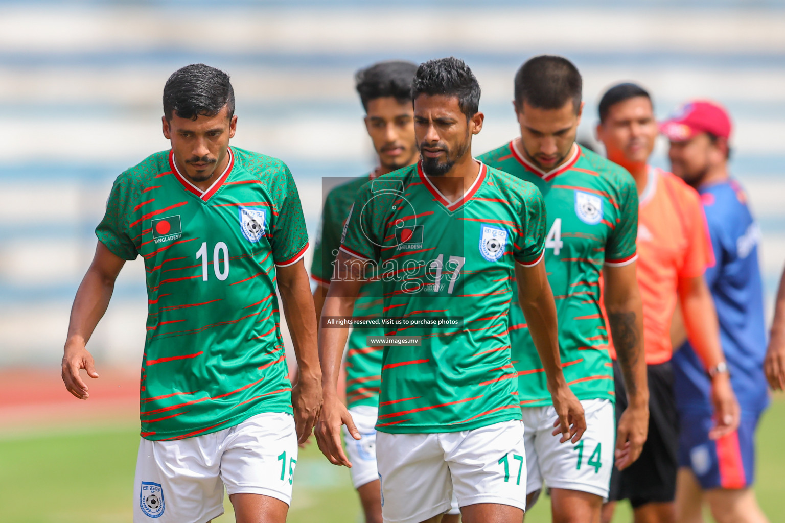 Kuwait vs Bangladesh in the Semi-final of SAFF Championship 2023 held in Sree Kanteerava Stadium, Bengaluru, India, on Saturday, 1st July 2023. Photos: Nausham Waheed, Hassan Simah / images.mv