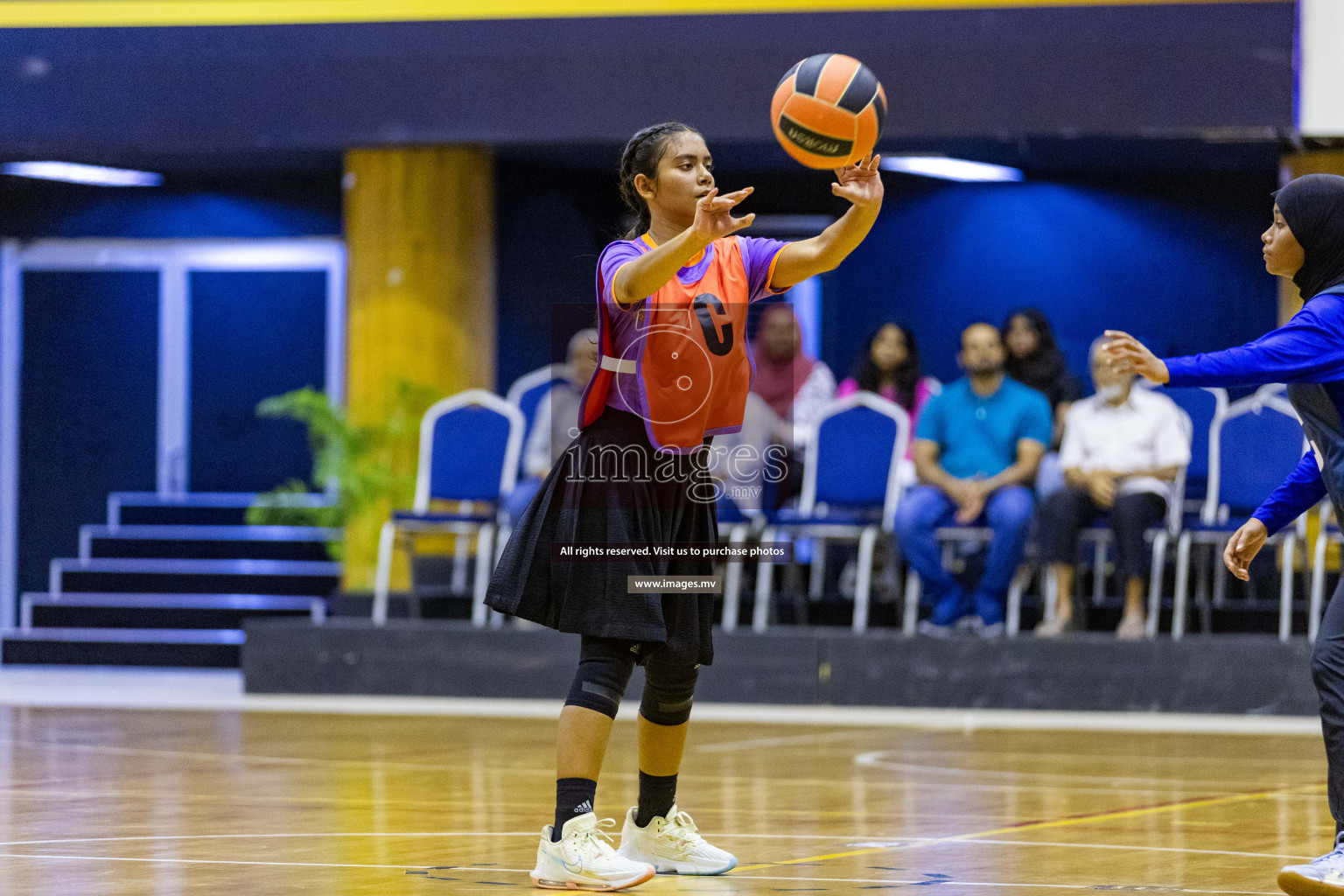 Day3 of 24th Interschool Netball Tournament 2023 was held in Social Center, Male', Maldives on 29th October 2023. Photos: Nausham Waheed, Mohamed Mahfooz Moosa / images.mv