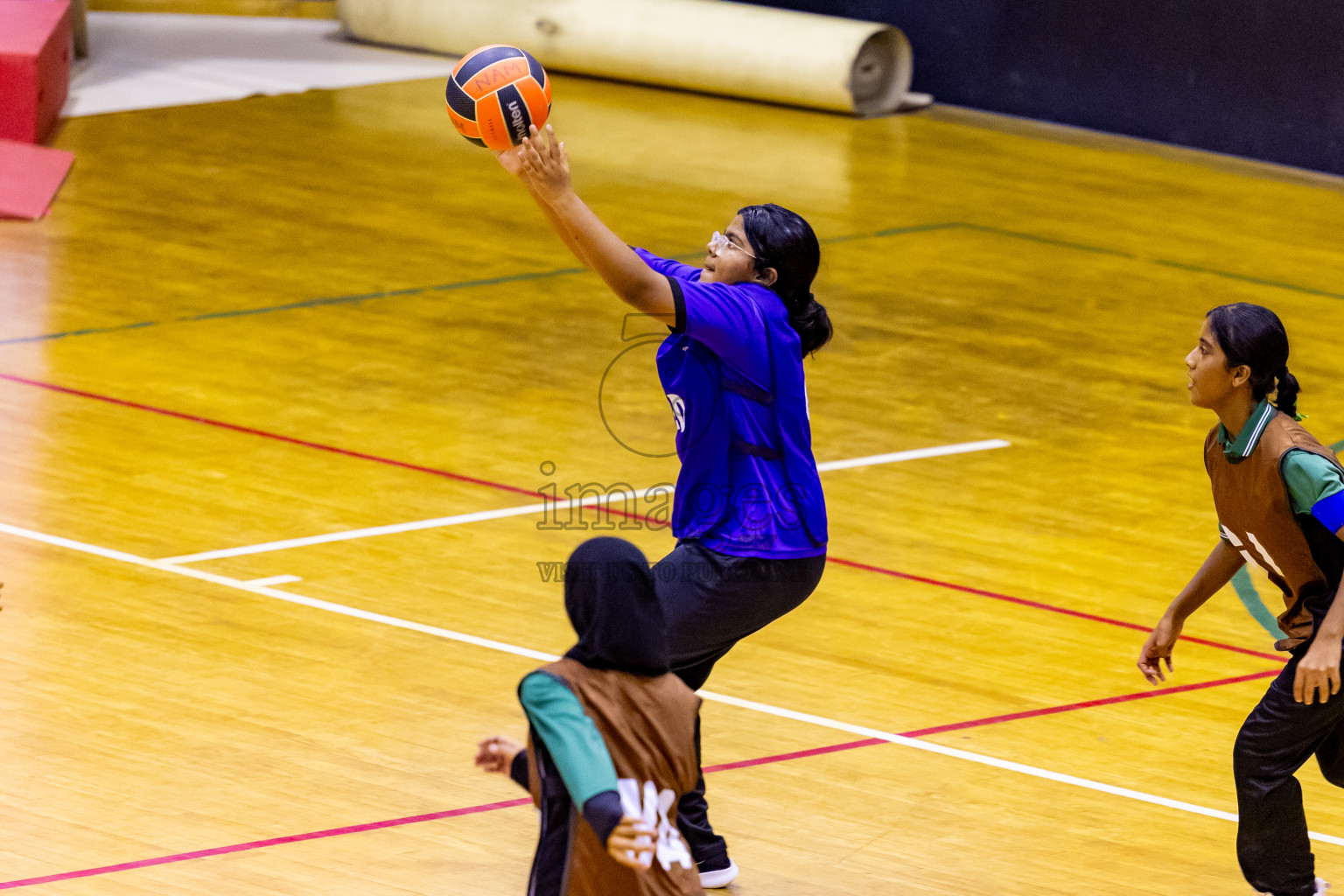 Day 10 of 25th Inter-School Netball Tournament was held in Social Center at Male', Maldives on Tuesday, 20th August 2024. Photos: Nausham Waheed / images.mv