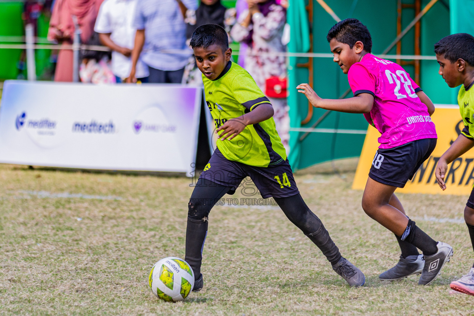 Day 1 of Kids7s Weekend 2025 was held on Friday, 23rd August 2025 in  Henveyru Stadium, Male', Maldives. 
Photos: Areef Adam / images.mv