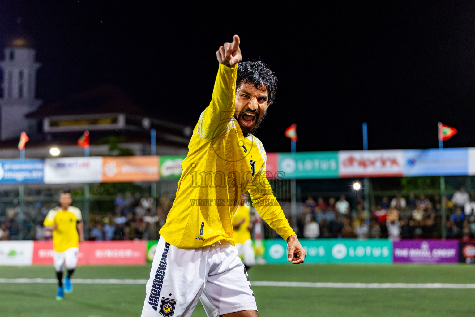 Dhiraagu vs RRC in Quarter Finals of Club Maldives Cup 2024 held in Rehendi Futsal Ground, Hulhumale', Maldives on Friday, 11th October 2024. Photos: Nausham Waheed / images.mv