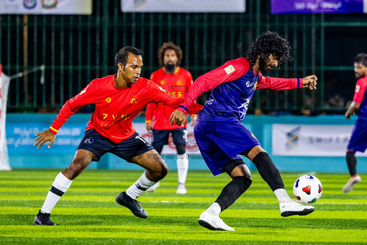 Fools SC vs Kovigoani in Day 1 of Laamehi Dhiggaru Ekuveri Futsal Challenge 2024 was held on Friday, 26th July 2024, at Dhiggaru Futsal Ground, Dhiggaru, Maldives Photos: Nausham Waheed / images.mv