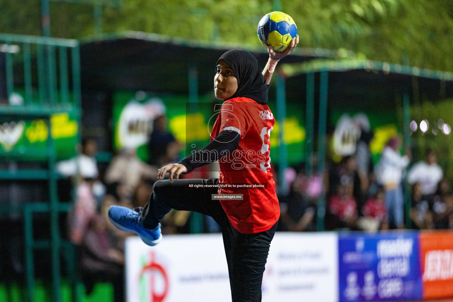 Day 1 of 7th Inter-Office/Company Handball Tournament 2023, held in Handball ground, Male', Maldives on Friday, 16th September 2023 Photos: Nausham Waheed/ Images.mv