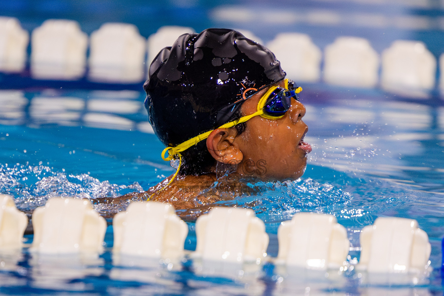 Day 1 of BML 5th National Swimming Kids Festival 2024 held in Hulhumale', Maldives on Monday, 18th November 2024. Photos: Nausham Waheed / images.mv