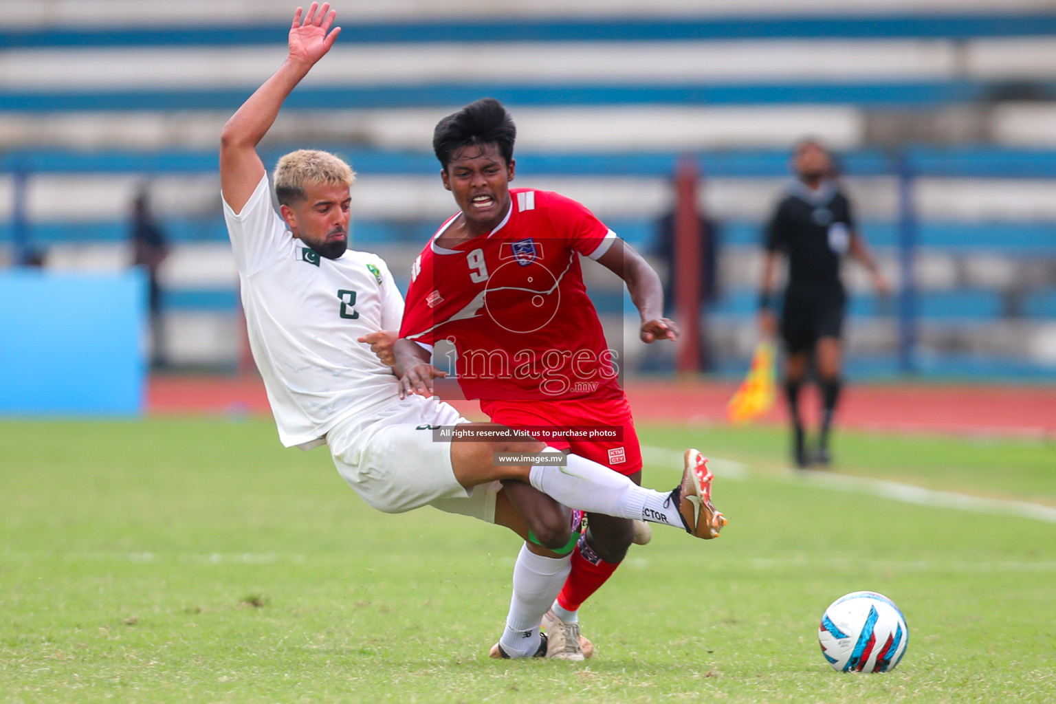 Nepal vs Pakistan in SAFF Championship 2023 held in Sree Kanteerava Stadium, Bengaluru, India, on Tuesday, 27th June 2023. Photos: Nausham Waheed, Hassan Simah / images.mv