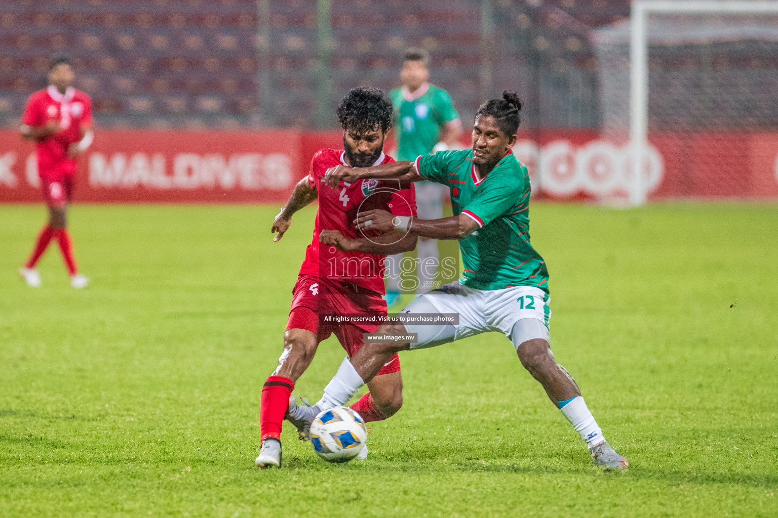 Maldives vs Bangladesh Friendly Match 24 Mar 2022 at Galolhu Rasmee Stadium Malé photos by Nausham Waheed