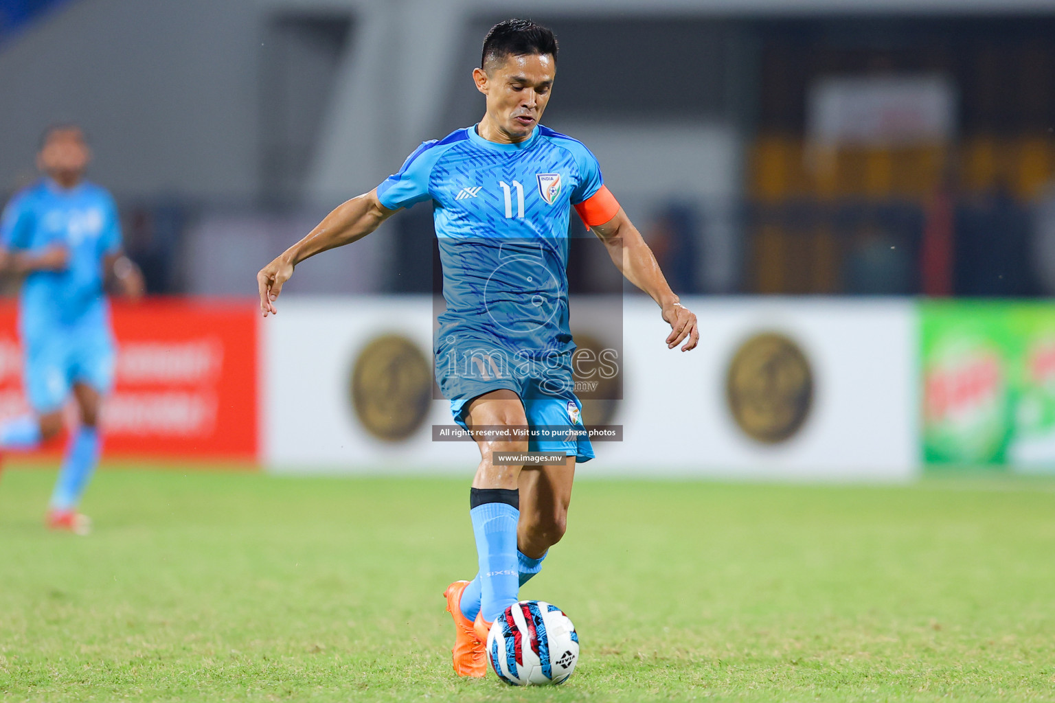 Lebanon vs India in the Semi-final of SAFF Championship 2023 held in Sree Kanteerava Stadium, Bengaluru, India, on Saturday, 1st July 2023. Photos: Nausham Waheed, Hassan Simah / images.mv