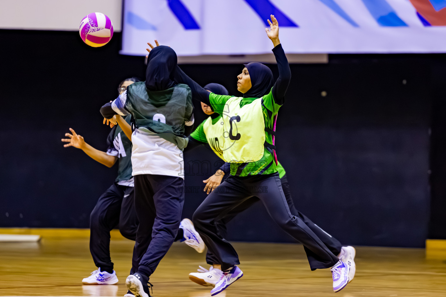 C Green Streets vs SC Skylark in Day 2 of 24th Milo Netball Association Championship held in Social Center at Male', Maldives on Tuesday, 2nd September 2025. Photos: Nausham Waheed / images.mv