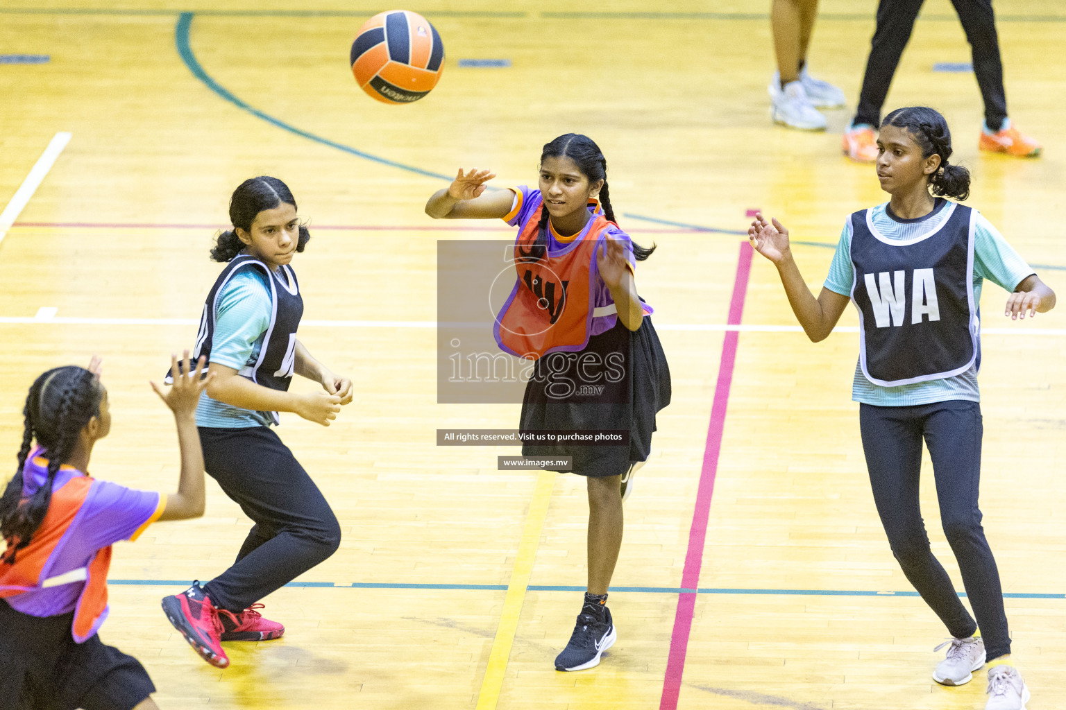 Final of 24th Interschool Netball Tournament 2023 was held in Social Center, Male', Maldives on 7th November 2023. Photos: Nausham Waheed / images.mv