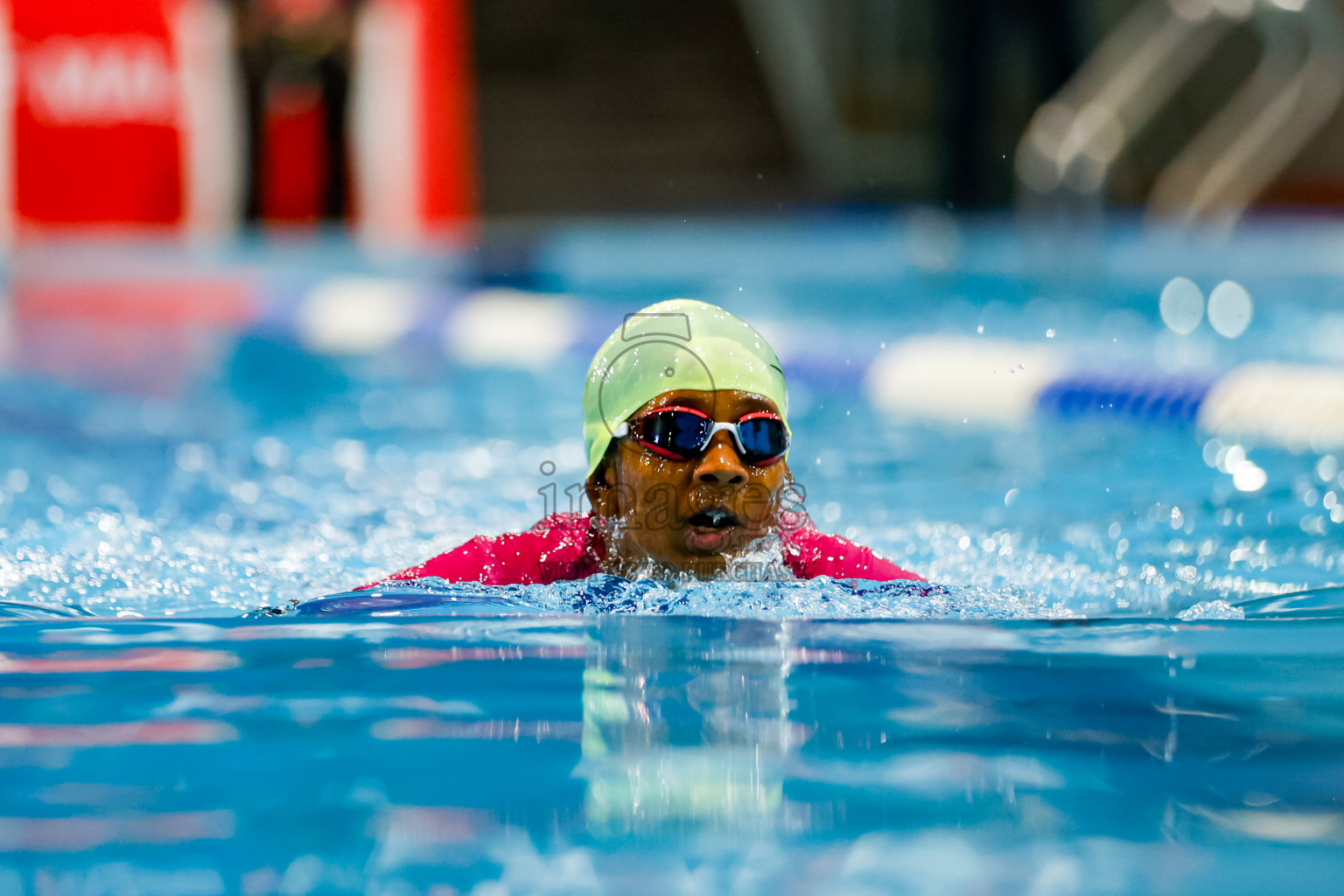 Day 4 of BML 6th National Kids Swimming Kids Festival 2025 held in Hulhumale', Maldives on Thursday, 6th November 2024. 
Photos: Hassan Simah / images.mv