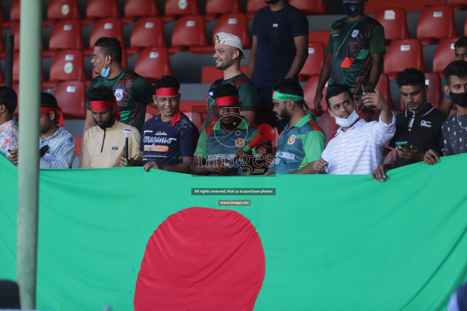 Bangladesh vs India in SAFF Championship 2021 held on 1st October 2021 in Galolhu National Stadium, Male', Maldives