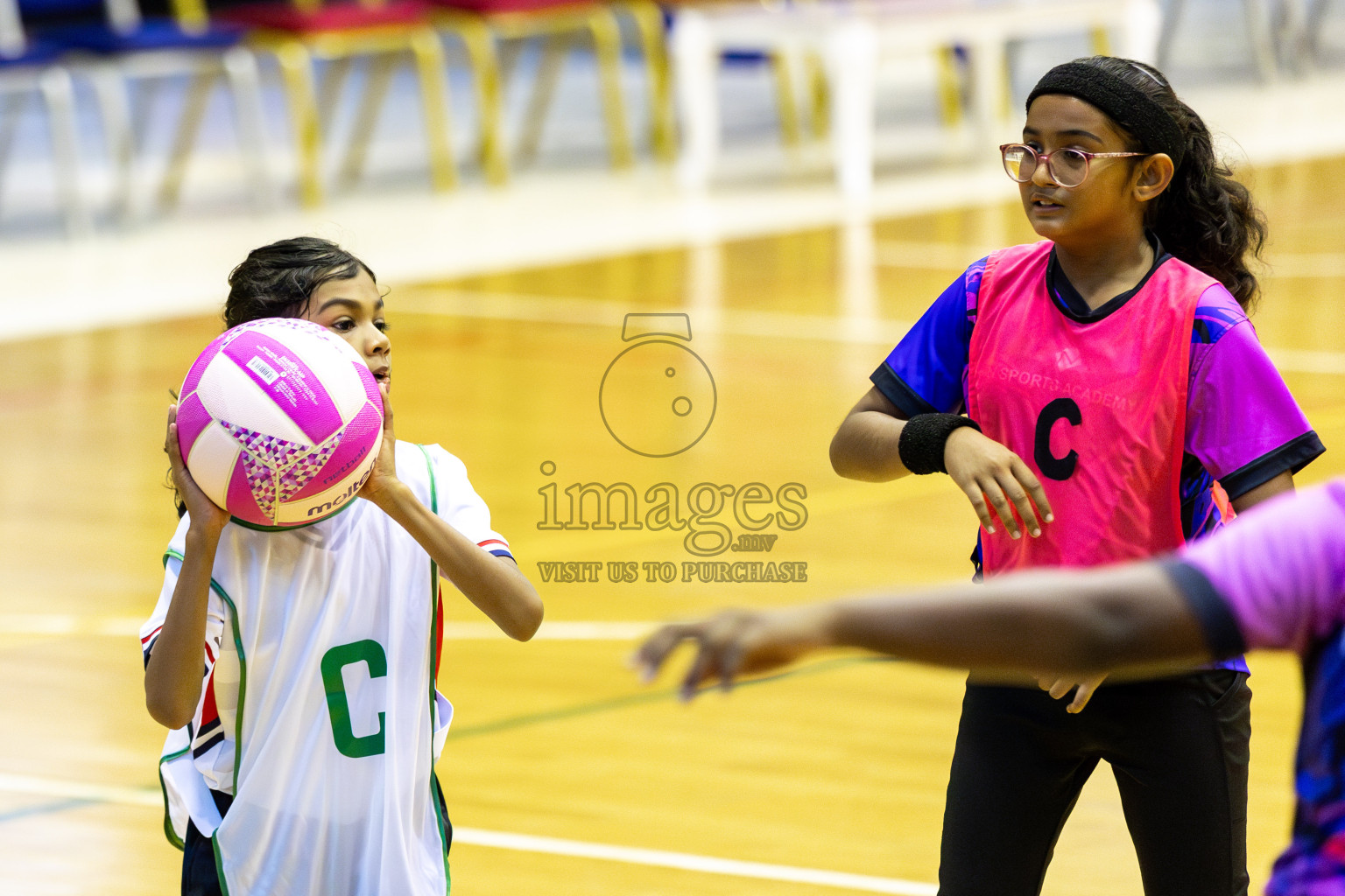 NSA B vs Net Queens Day 6  of 3rd Netball Junior Championship, held at Social Center on Friday 24th January 2025 . Photos: Shuu Abdul Sattar / images.mv