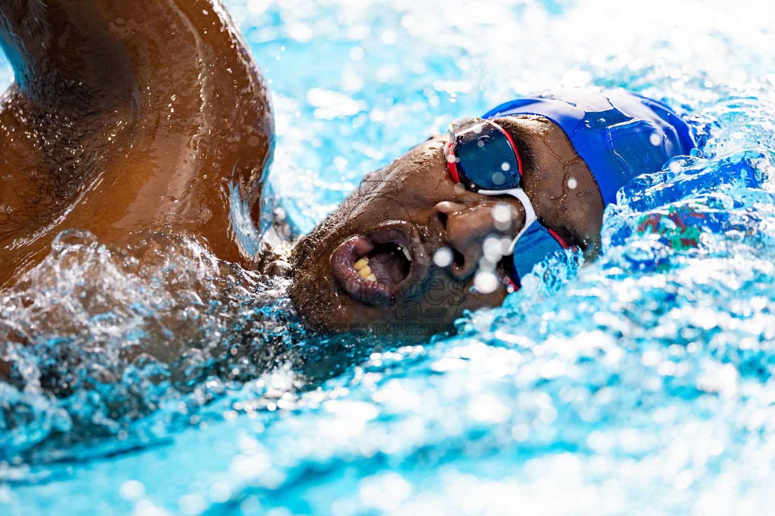 Day 4 of 1st National Short Course Swimming Competition held in Hulhumale', Maldives on Tuesday, 17th June 2025. Photos: Nausham Waheed / images.mv