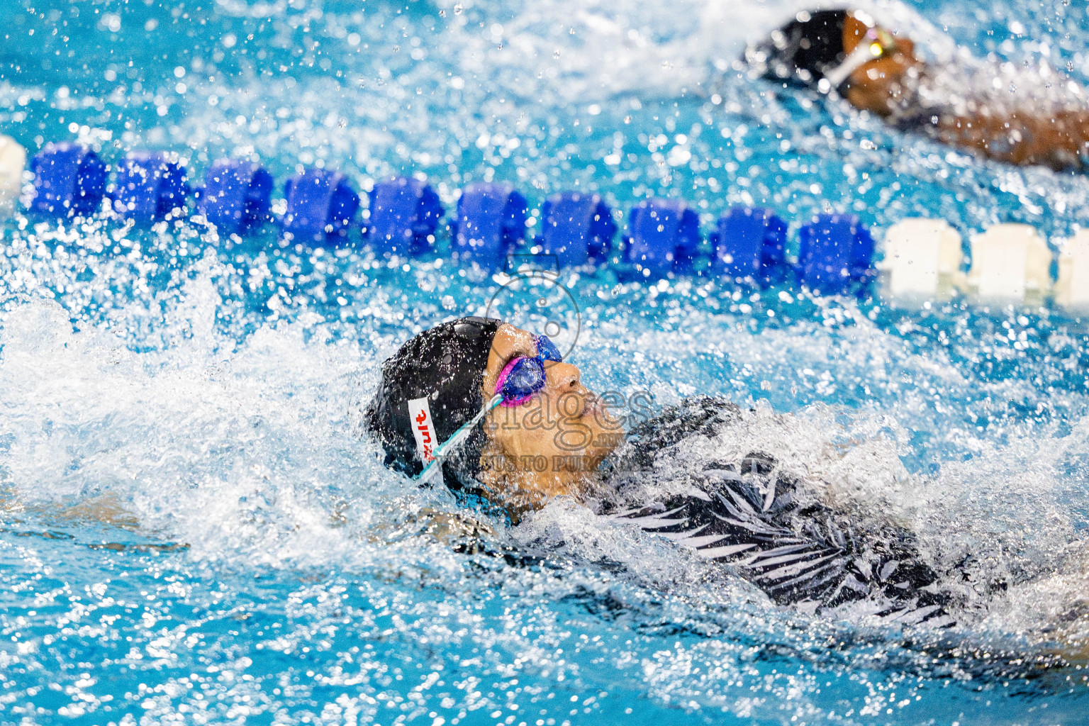 Day 5 of National Swimming Competition 2024 held in Hulhumale', Maldives on Tuesday, 17th December 2024. Photos: Hassan Simah / images.mv