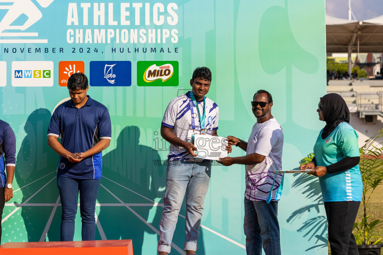 MWSC Interschool Athletics Championships 2024 - Day 3
Day 3 of MWSC Interschool Athletics Championships 2024 held in Hulhumale Running Track, Hulhumale, Maldives on Monday, 11th November 2024. Photos by: Ismail Thoriq / Images.mv