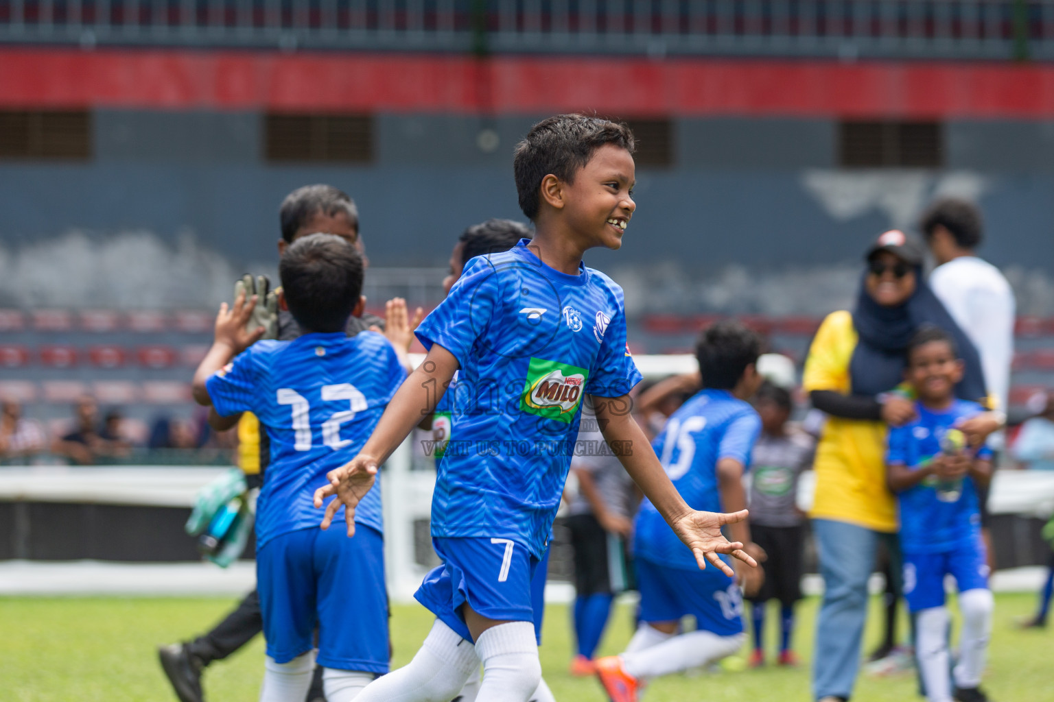 Day 2 of MILO Kids Football Fiesta was held at National Stadium in Male', Maldives on Saturday, 24th February 2024.