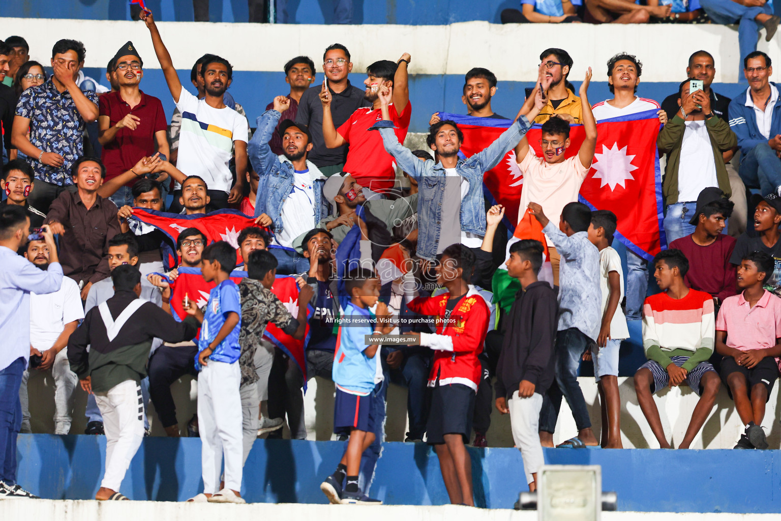 Nepal vs India in SAFF Championship 2023 held in Sree Kanteerava Stadium, Bengaluru, India, on Saturday, 24th June 2023. Photos: Nausham Waheed, Hassan Simah / images.mv