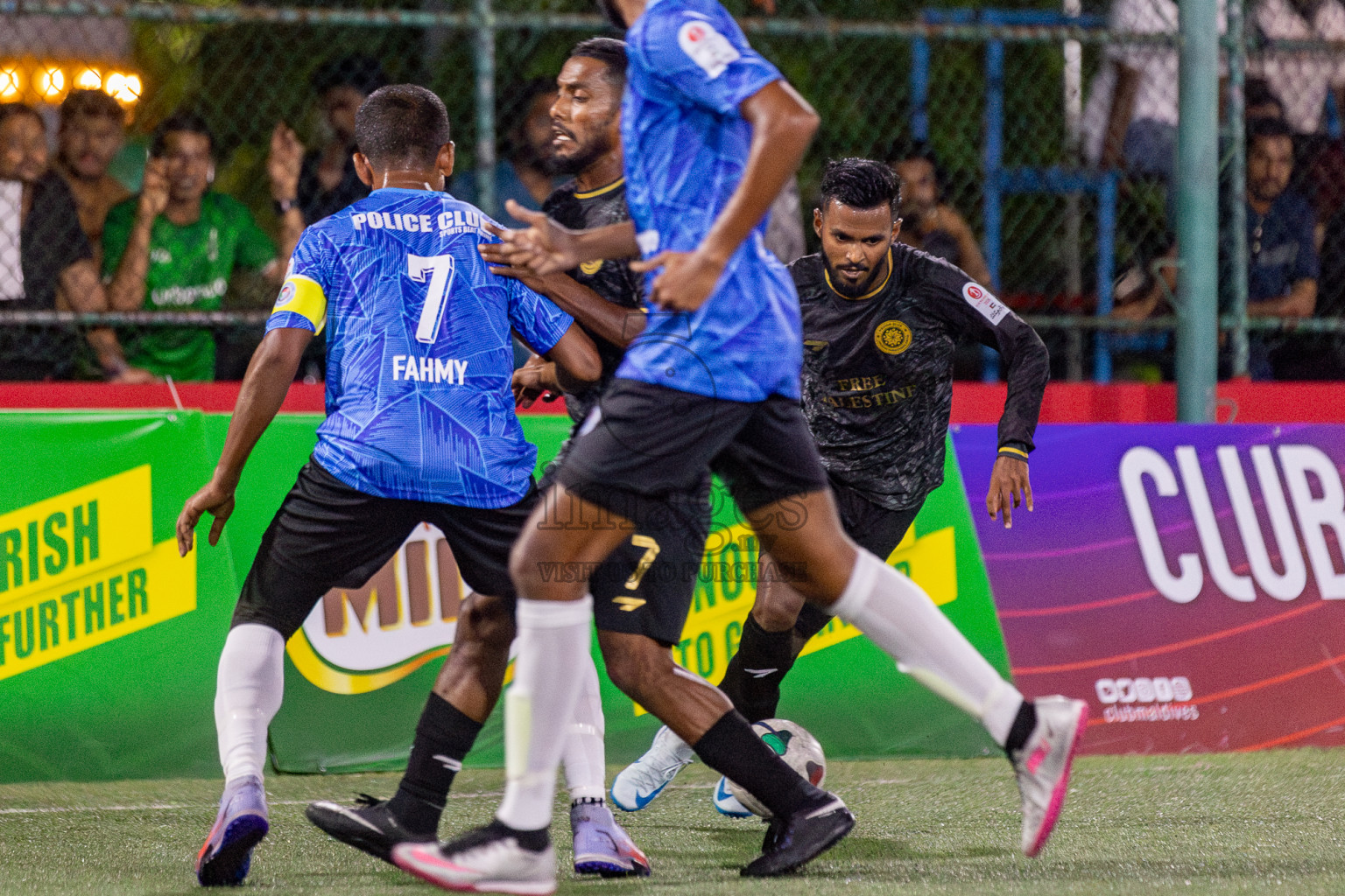 Prison Club vs Police Club in Club Maldives Cup 2024 held in Rehendi Futsal Ground, Hulhumale', Maldives on Saturday, 28th September 2024. Photos: Hassan Simah / images.mv