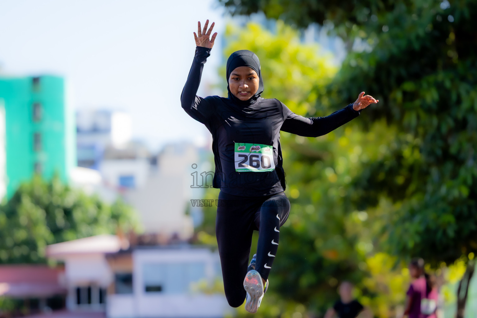 Day 1 of 12th Milo Association Championships was held in Ekuveni Track at Male', Maldives on Thursday, 24th April 2025. Photos: Nausham Waheed  / images.mv