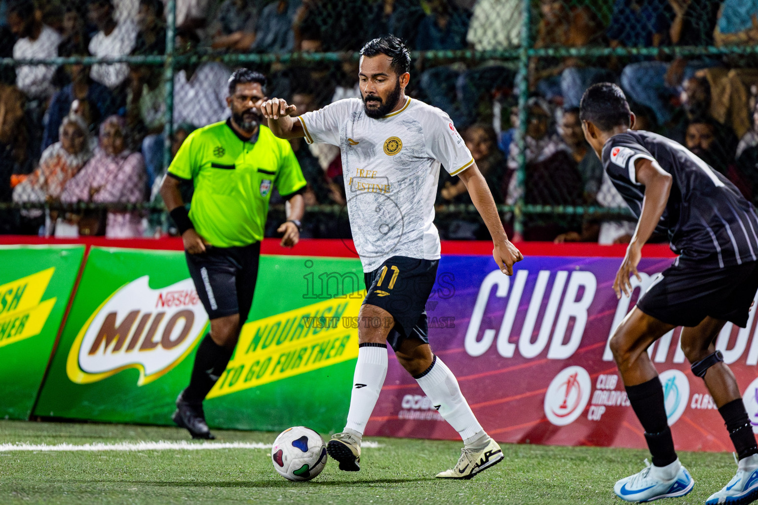 DSC vs Prison Club in Round of 16 of Club Maldives Cup 2024 held in Rehendi Futsal Ground, Hulhumale', Maldives on Tuesday, 8th October 2024. Photos: Nausham Waheed / images.mv