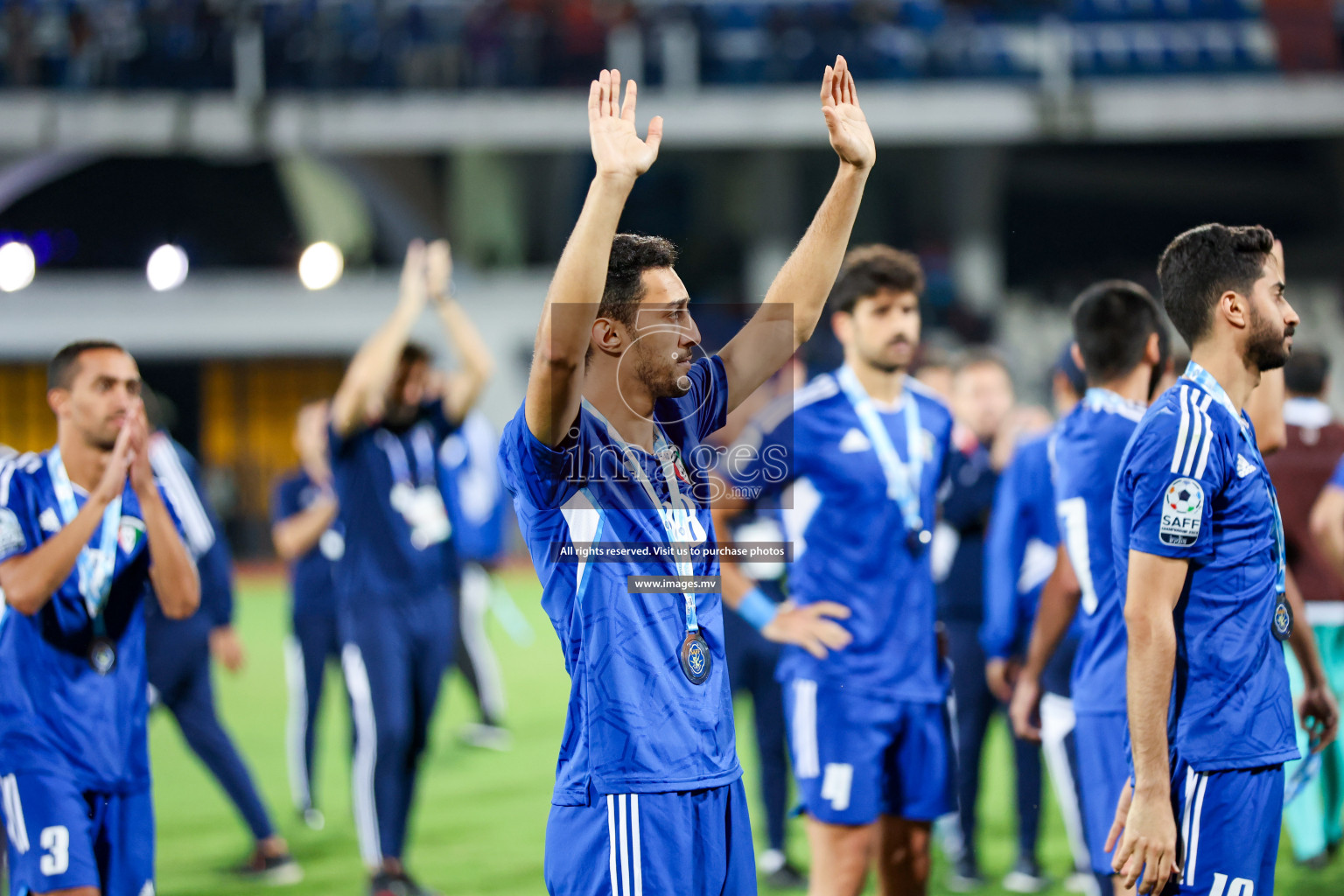 Kuwait vs India in the Final of SAFF Championship 2023 held in Sree Kanteerava Stadium, Bengaluru, India, on Tuesday, 4th July 2023. Photos: Nausham Waheed / images.mv