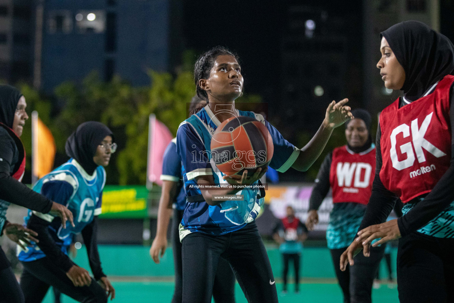 Day 1 of 20th Milo National Netball Tournament 2023, held in Synthetic Netball Court, Male', Maldives on 29th May 2023 Photos: Nausham Waheed/ Images.mv