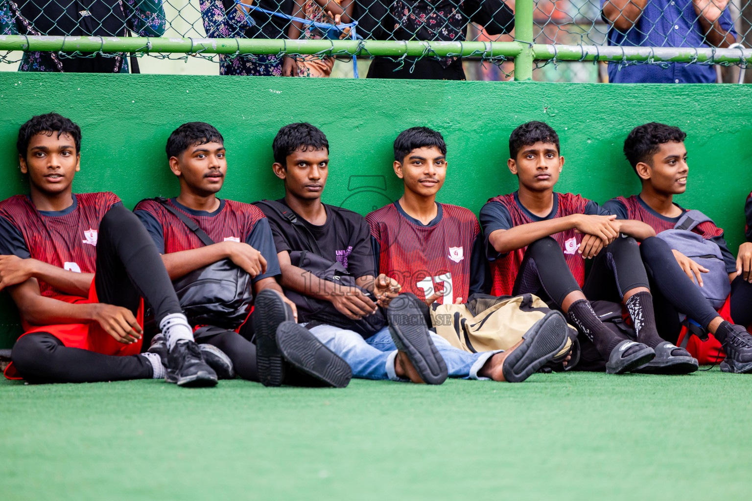 Day 2 of Interschool Volleyball Tournament 2024 was held in Ekuveni Volleyball Court at Male', Maldives on Sunday, 24th November 2024. Photos: Nausham Waheed / images.mv