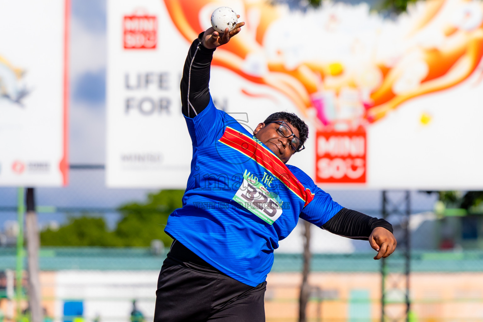 Day 2 of 12th Milo Association Championships was held in Ekuveni Track at Male', Maldives on Friday, 25th April 2025. Photos: Nausham Waheed / images.mv